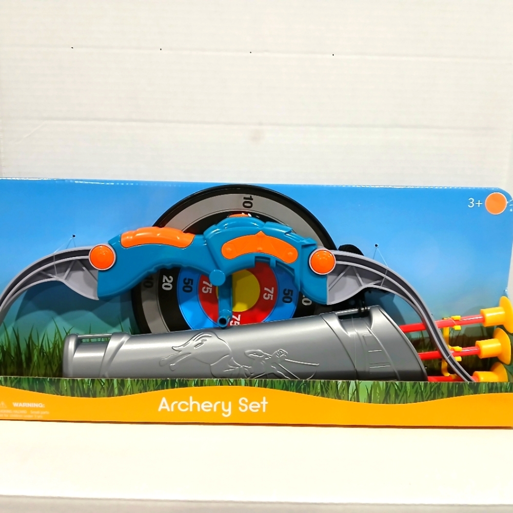 Kids Archery Set with Target - Blue and Orange